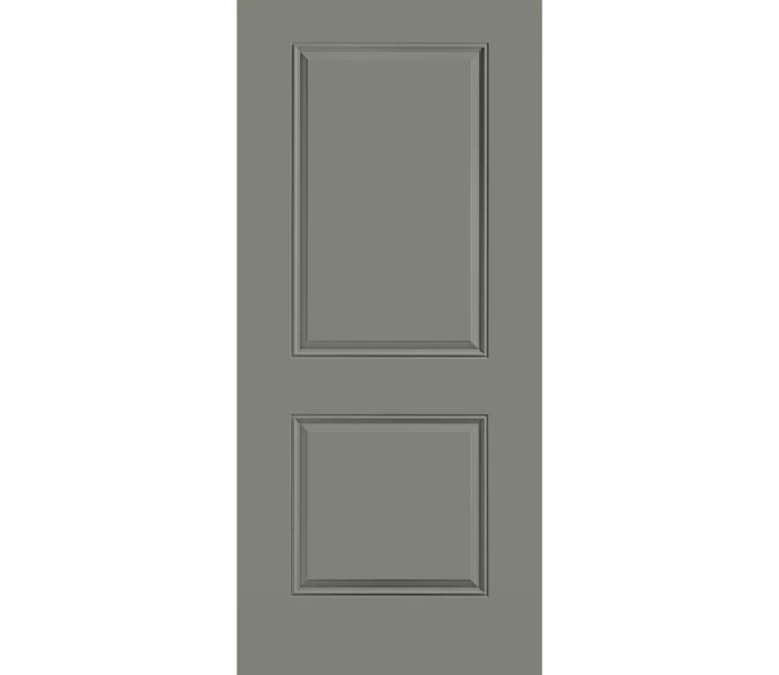 Syracuse 2 Panel Square Steel Entry Door