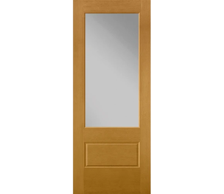 Syracuse 3 Quaters Light Fiberglass Entry Door