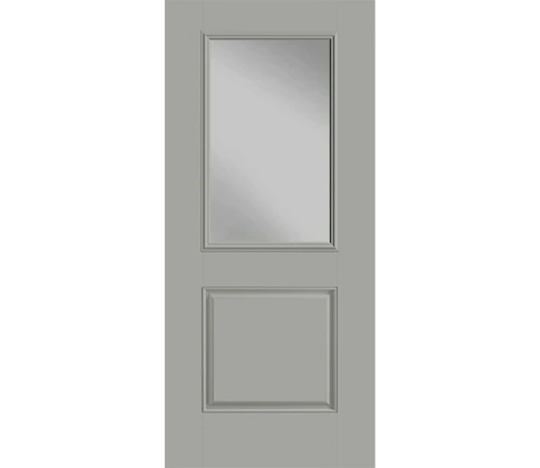 Syracuse Half Light 1 Panel Fiberglass Entry Door