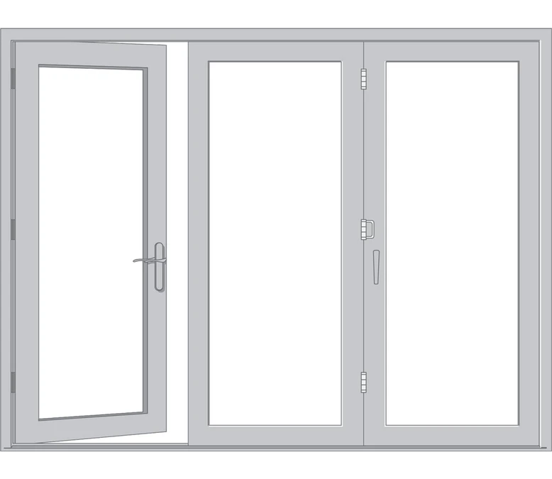 Syracuse Pella Architect Reserve Series Contemporary Bifold Patio Door