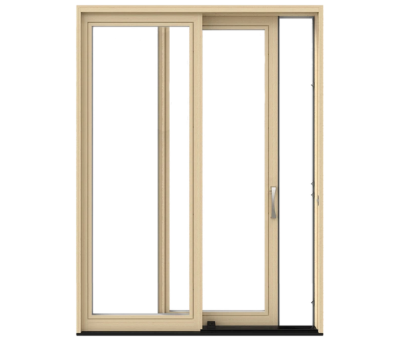 Syracuse Pella Lifestyle Series Wood Sliding Patio Doors