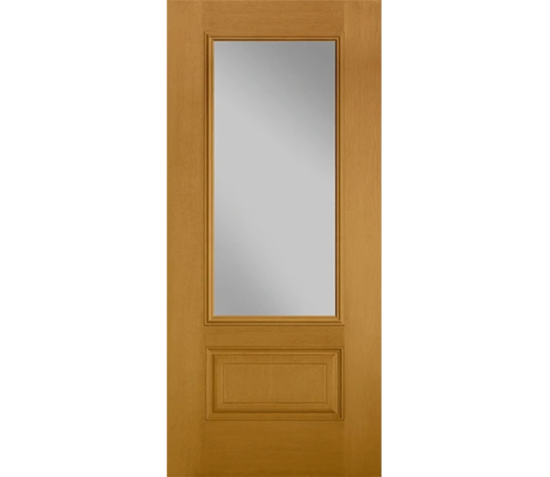 Syracuse Three Quaters light Fiberglass Entry Door