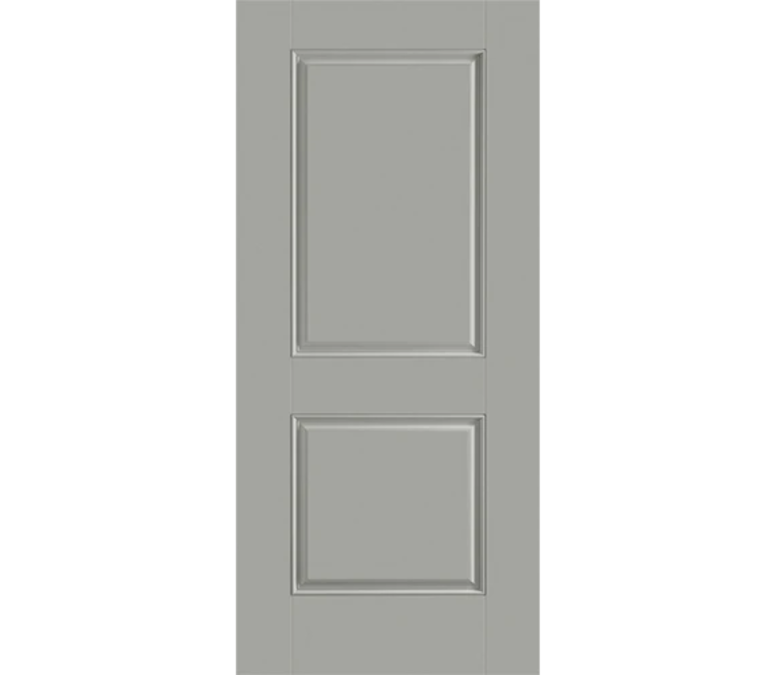 Syracuse Two Panel Square Fiberglass Entry Door